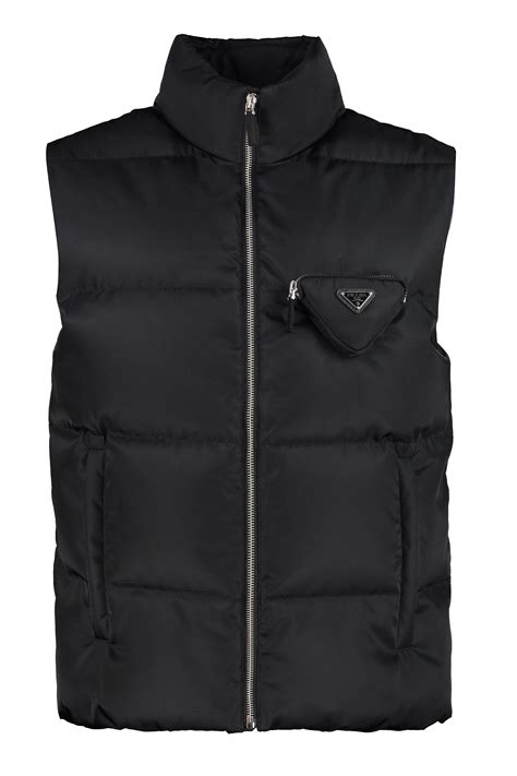 prada bodywarmer hond|Prada men's nylon jacket.